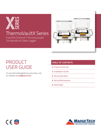 Thumbnail of document Manual - THERMOVAULTX Oven Temperature profiling System